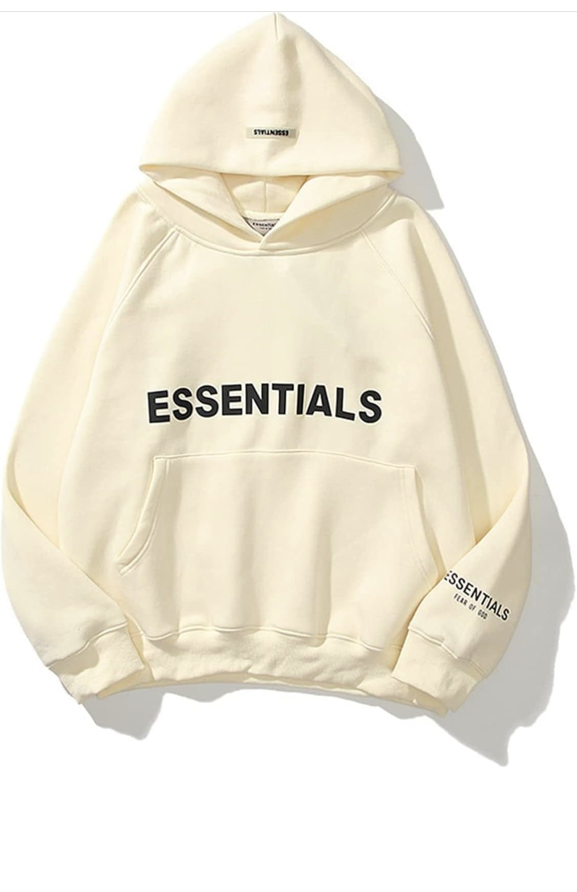 fear of god essential hoodie