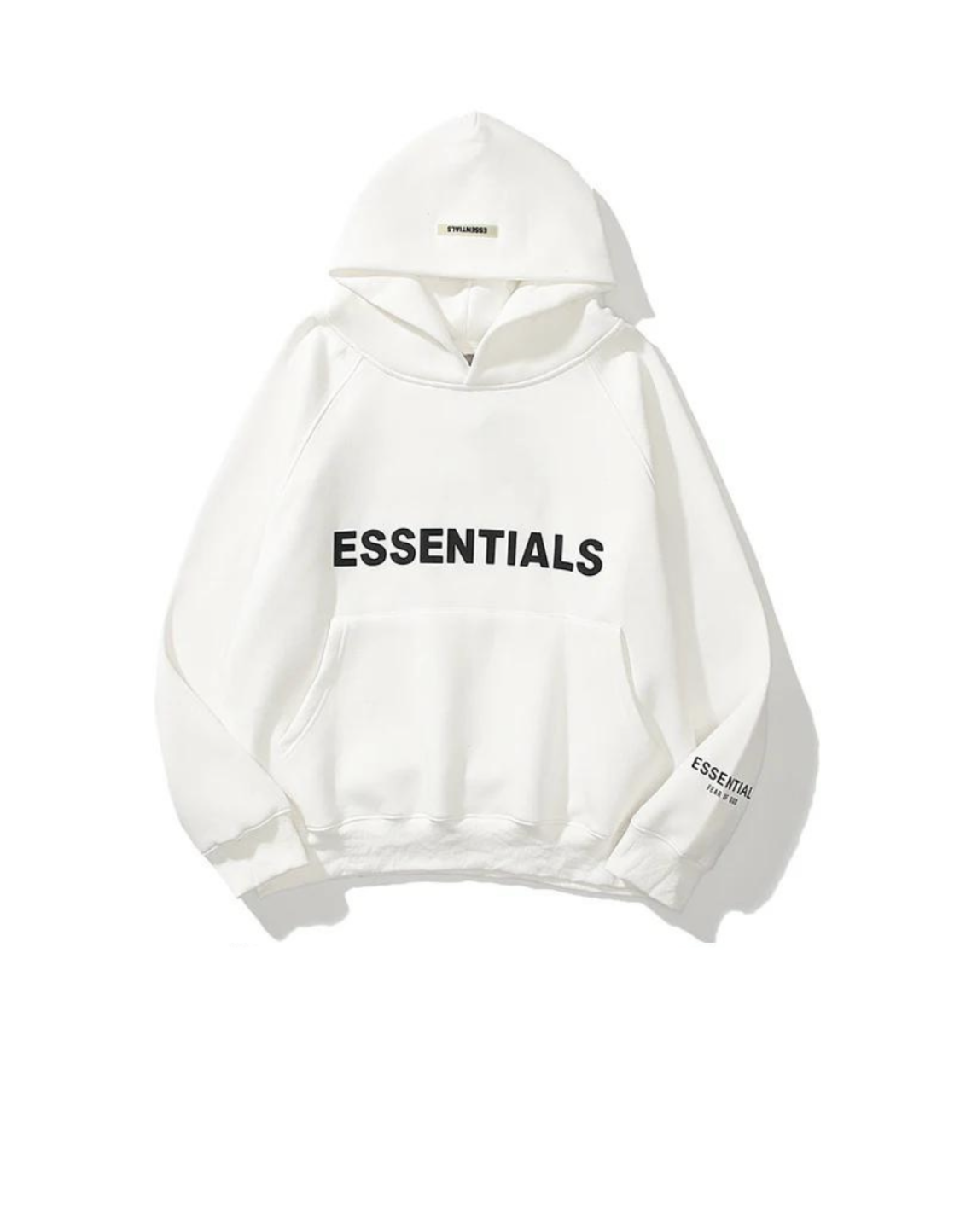 fear of god essential hoodie