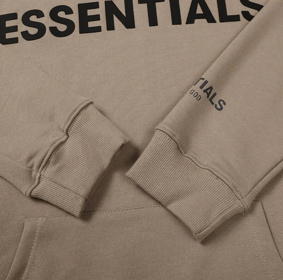 fear of god essential hoodie